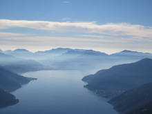 Vista dal Pizzo Leone sul Lago Maggiore